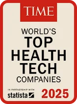 TIME 2025: World's Top Health Tech Companies award in partnership with Statista.
